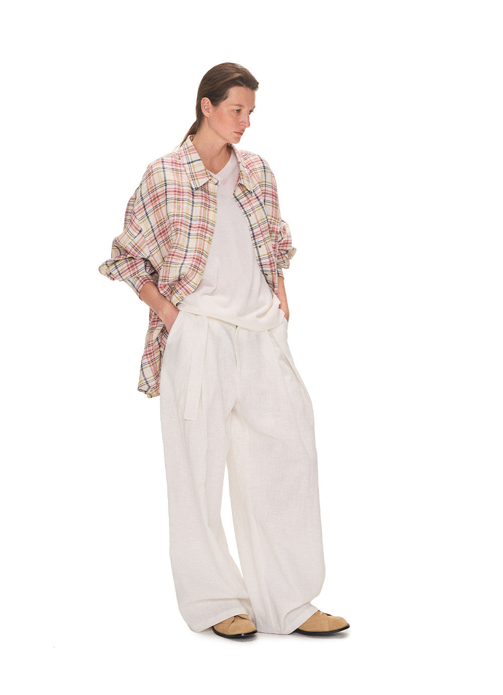 Checkered Linen Shirt