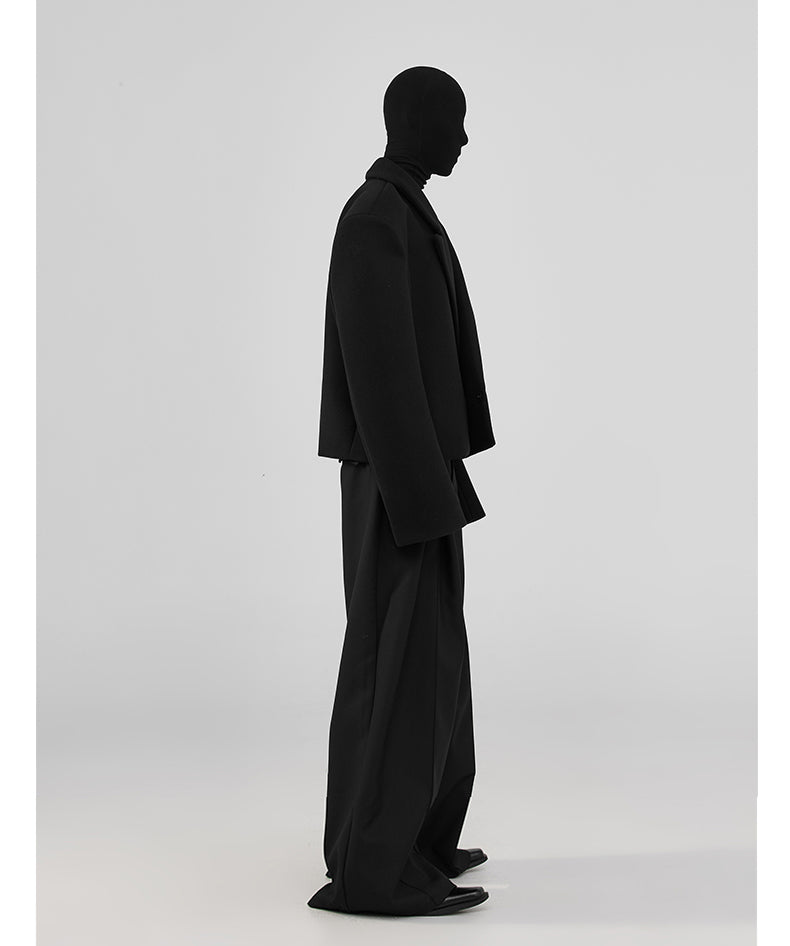 Minimal Silhouette Suit Jacket