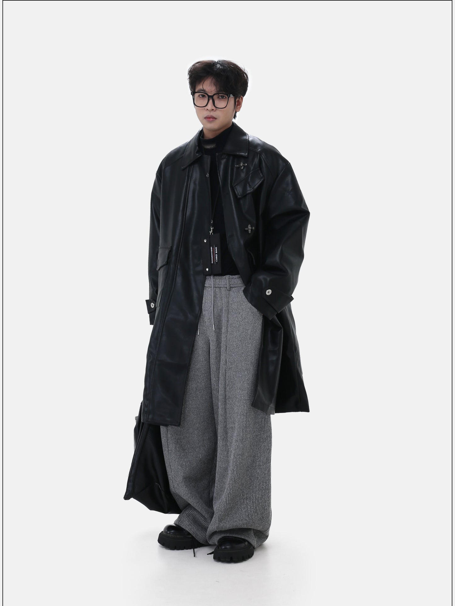 Relaxed Pleated Knit Sweatpants