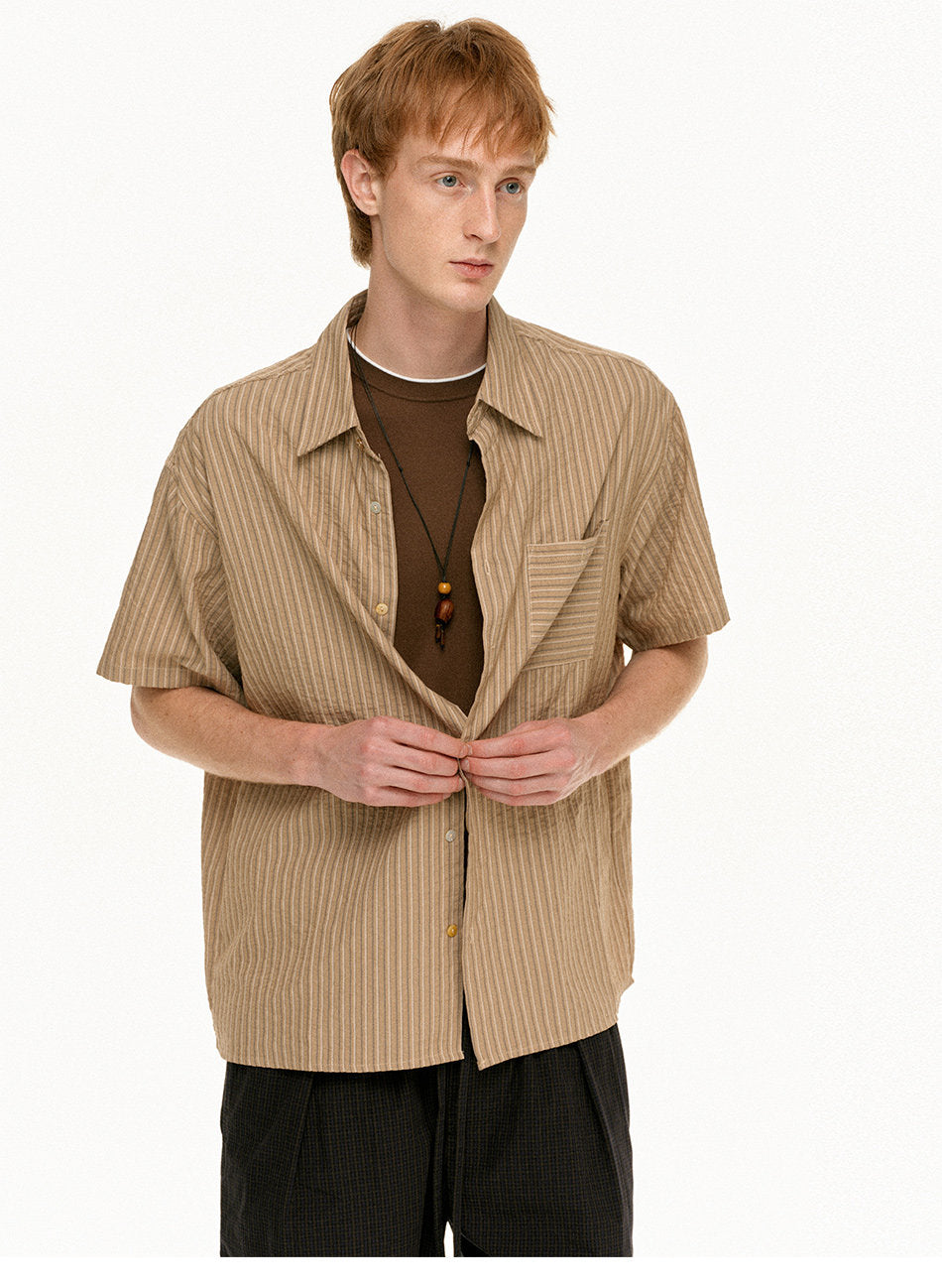 Unisex Vintage Striped Shirt