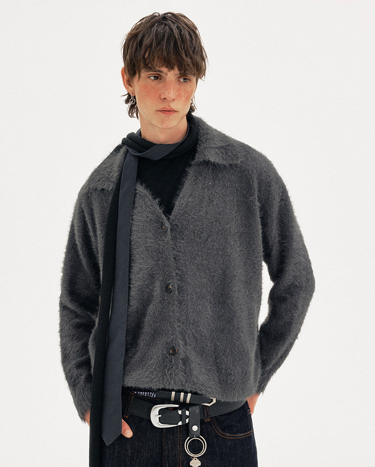 Relaxed Style Soft V-Neck Cardigan