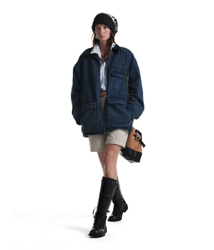 Reversible Workwear Heavyweight Denim Jacket