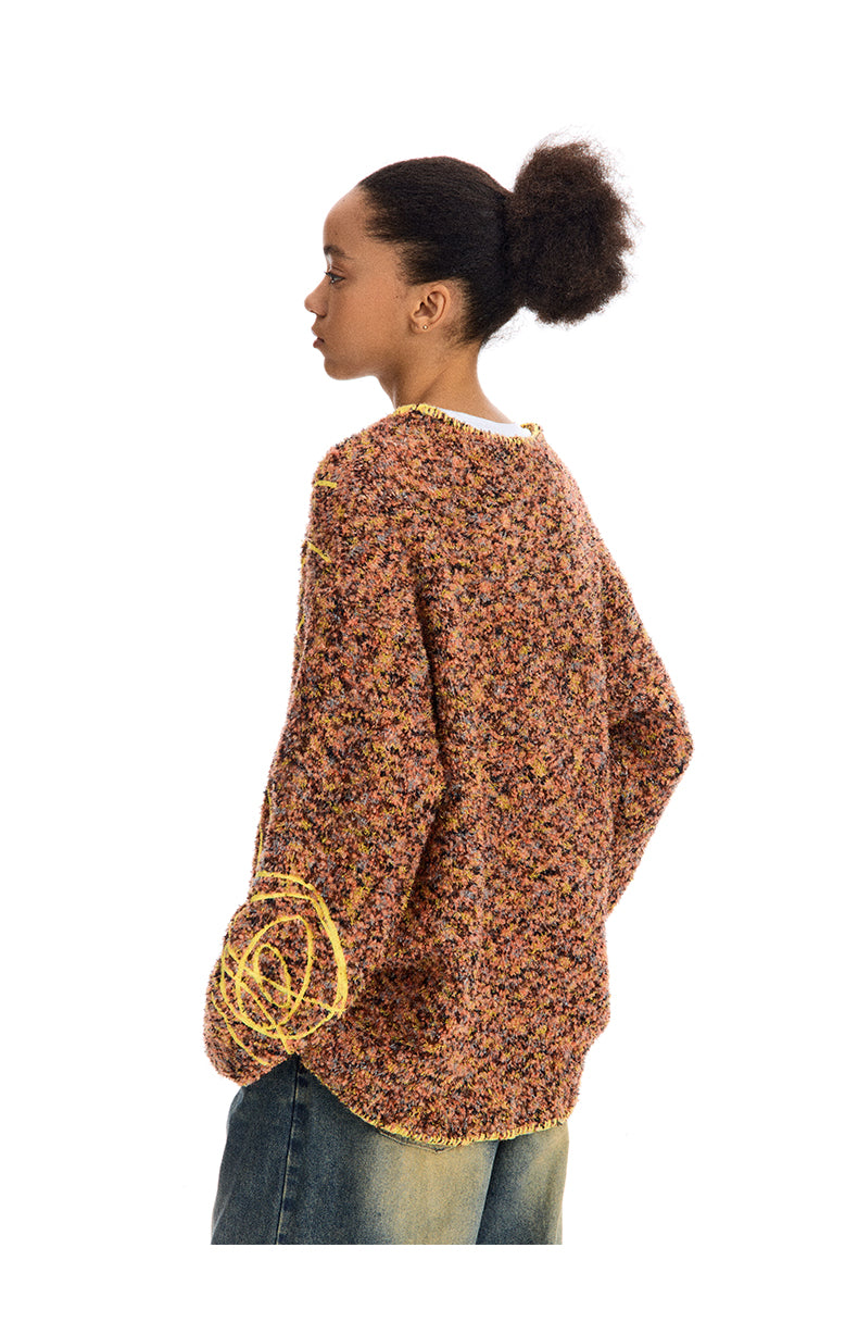 Jacquard Knit Sweater