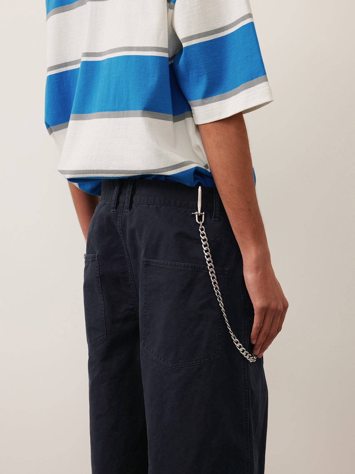 Single Pleated Loose Casual Pants