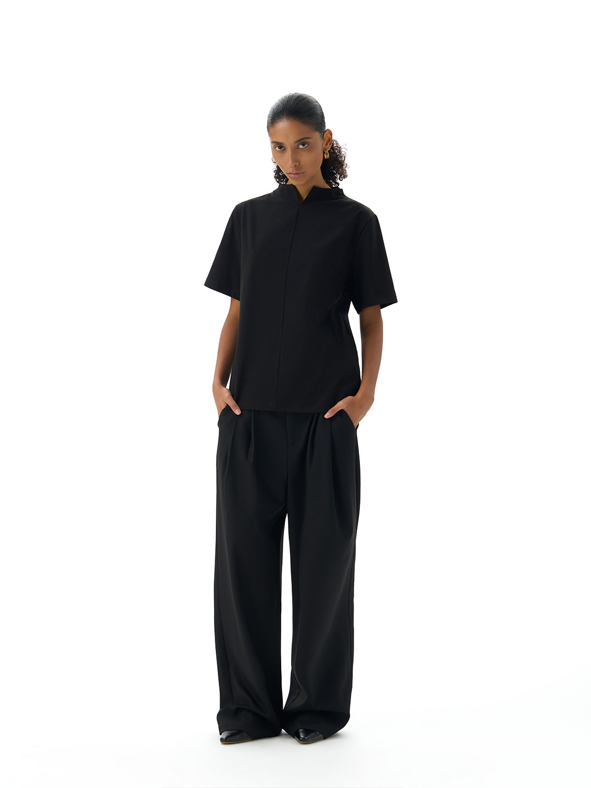 Straight Fit V-Neck T-Shirt