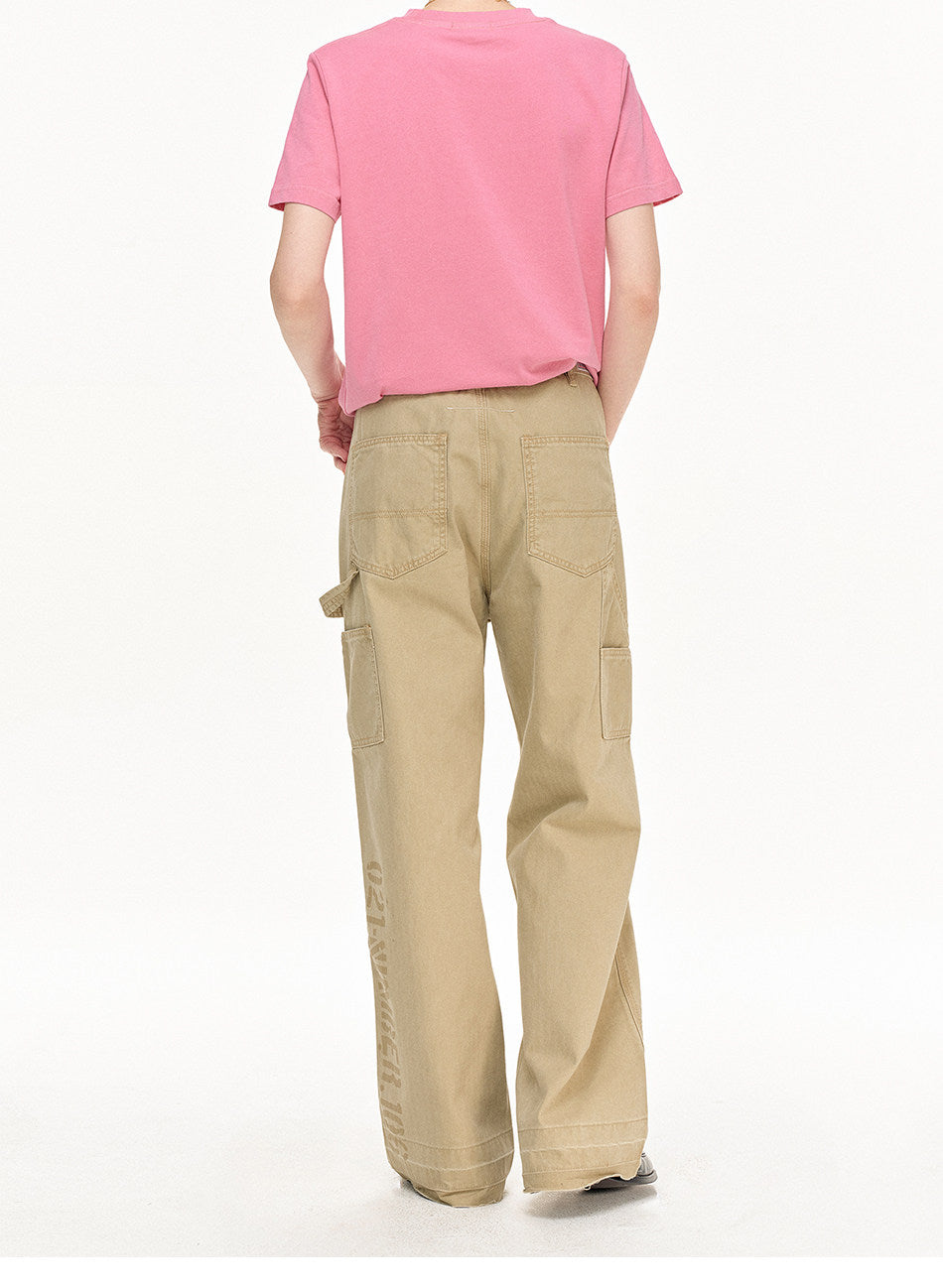 Vintage-style Straight-Leg Pants