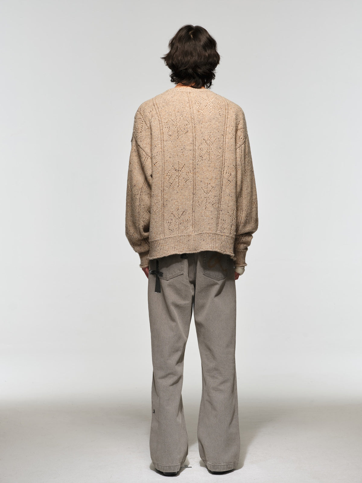 Alpaca Wool Cardigan with Buttons