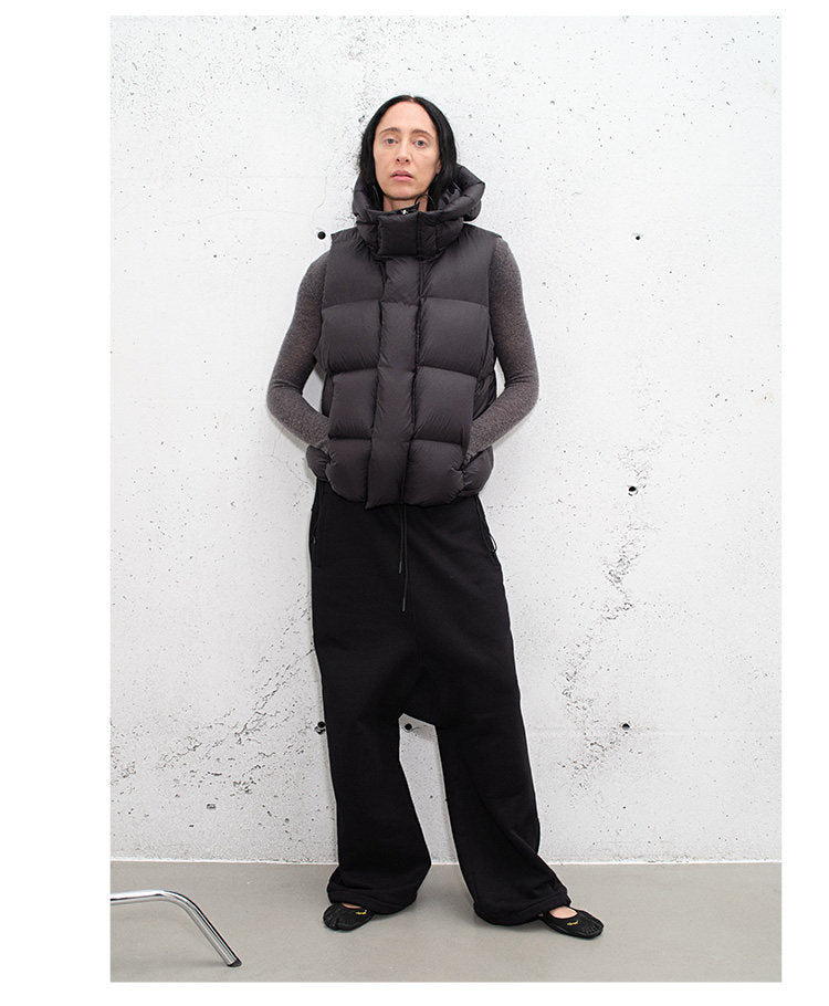 Adjustable Drop-Crotch Sweatpants