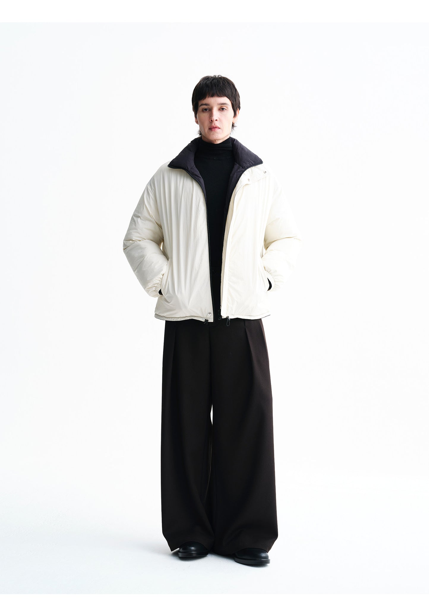 Short Reversible Cotton Jacket