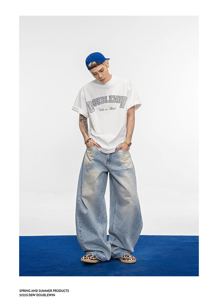 Loose-fit Round-Neck Casual T-Shirt