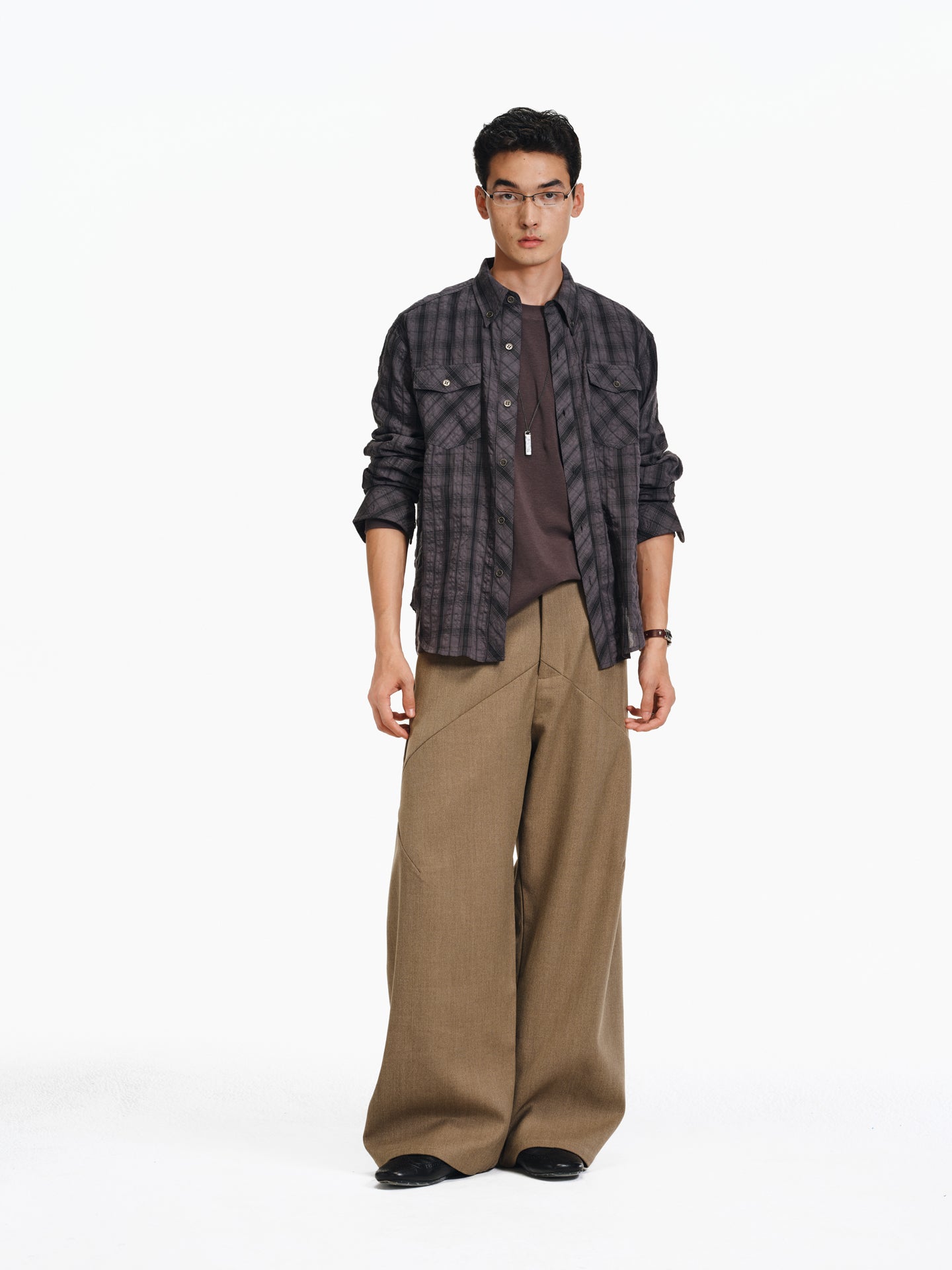 A-line casual pants