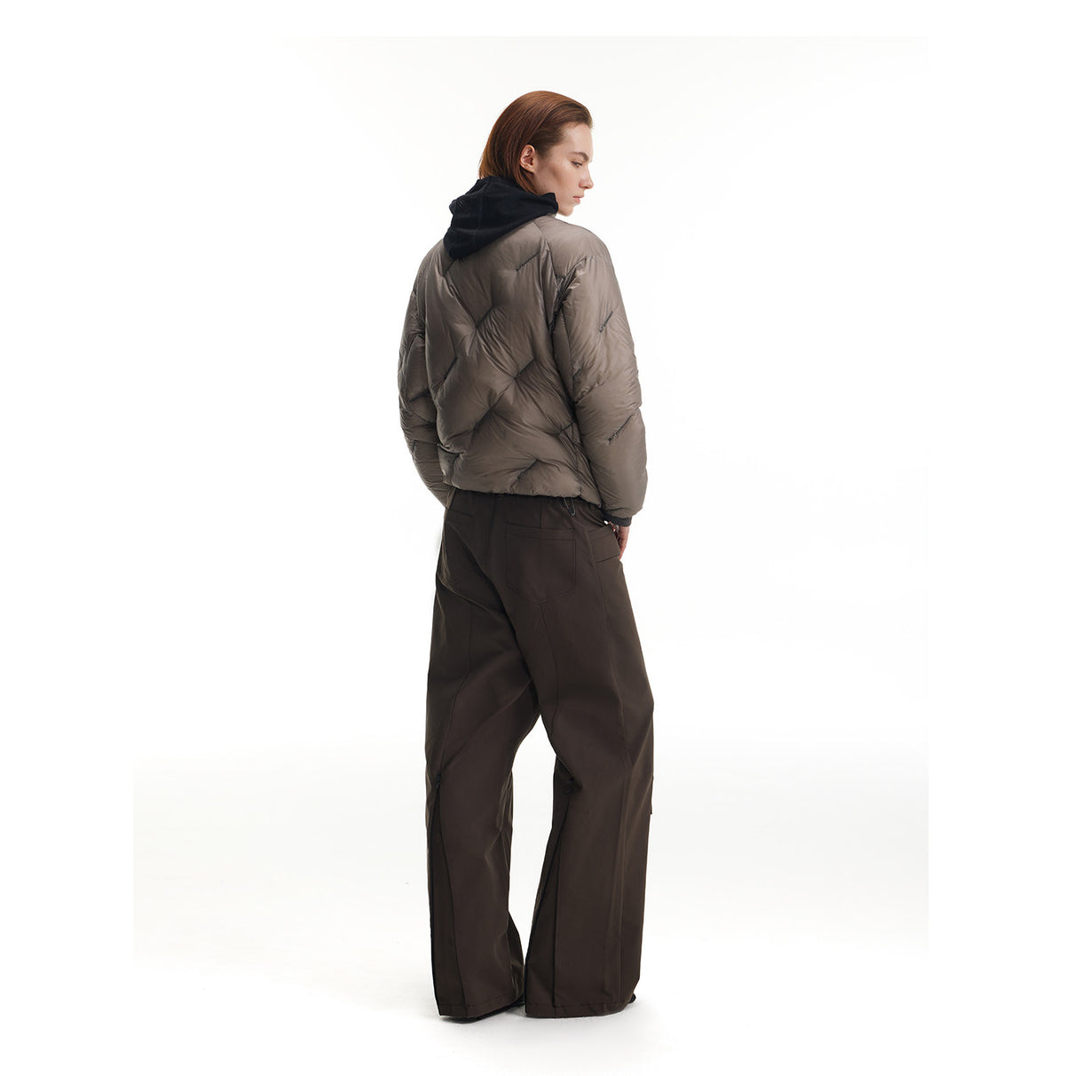 Lightweight Embroidered Down Jacket
