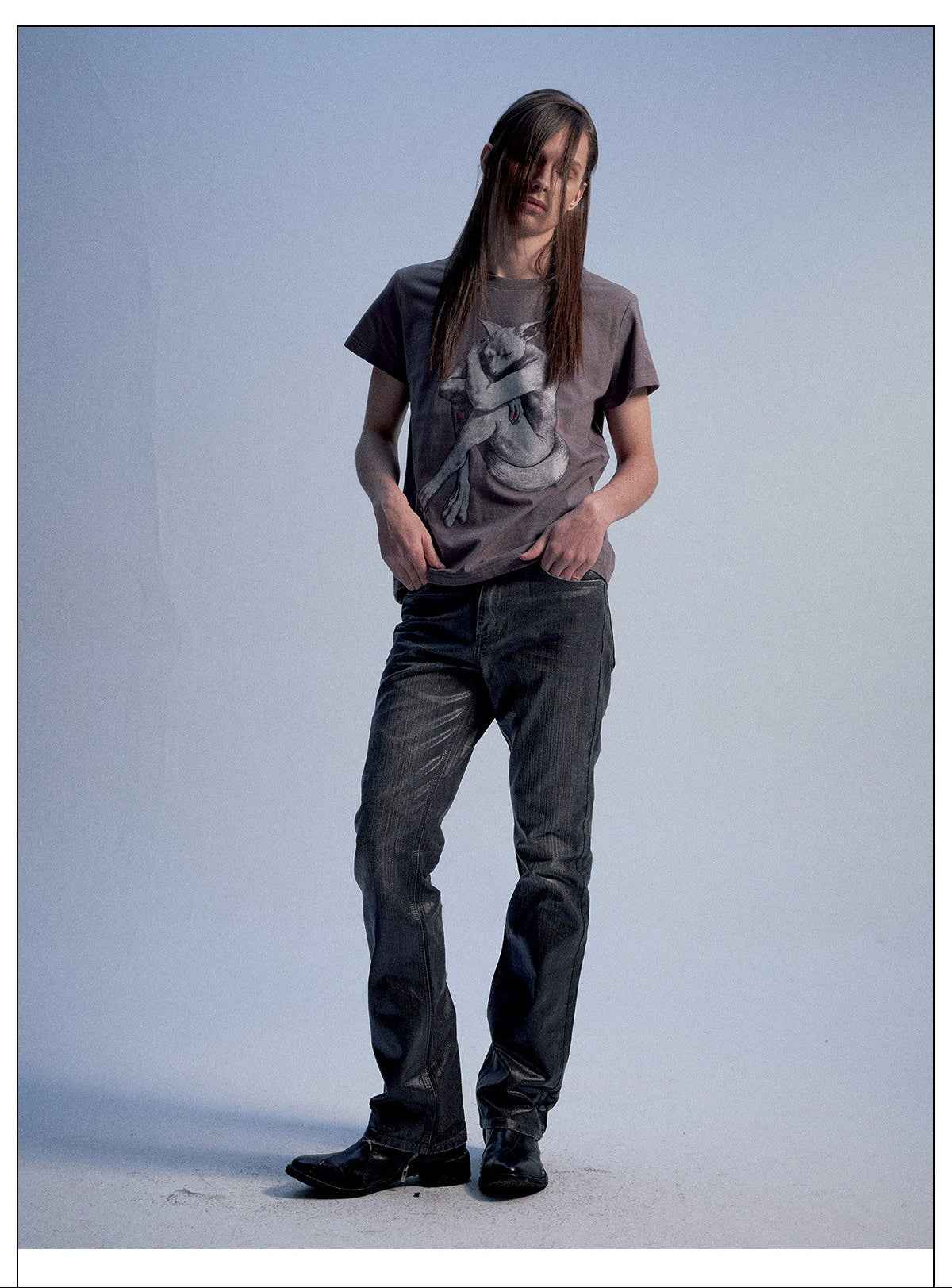 Vintage-Style Crew Neck Loose-Fit Casual T-Shirt