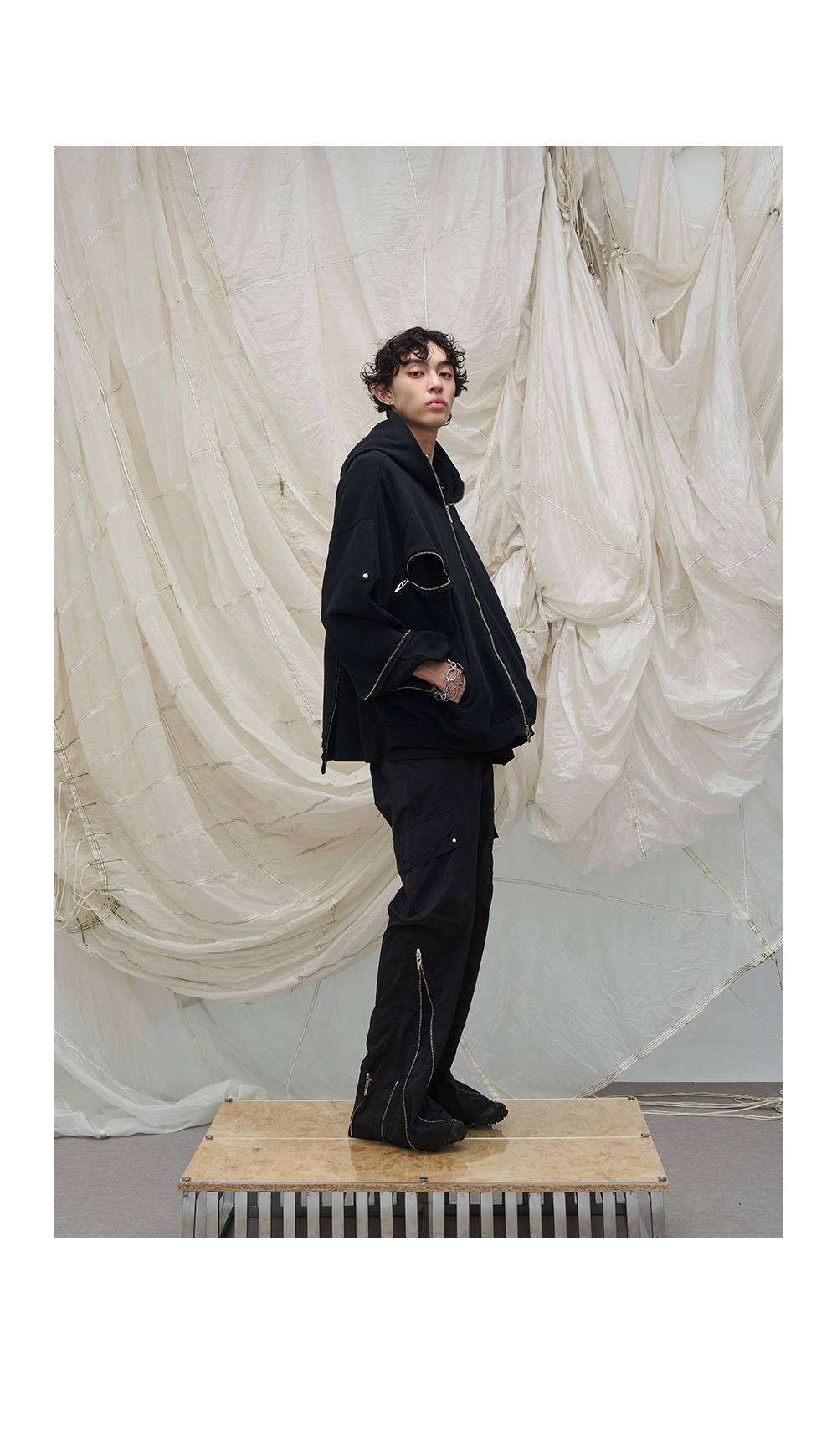 Detachable Zipper Sweatshirt