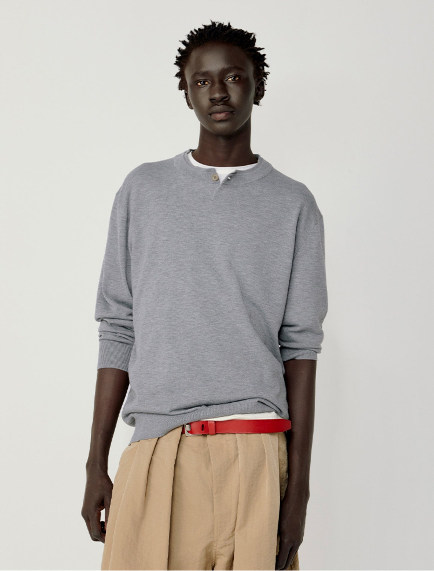 Rib-knit Loose-fit Casual Knit