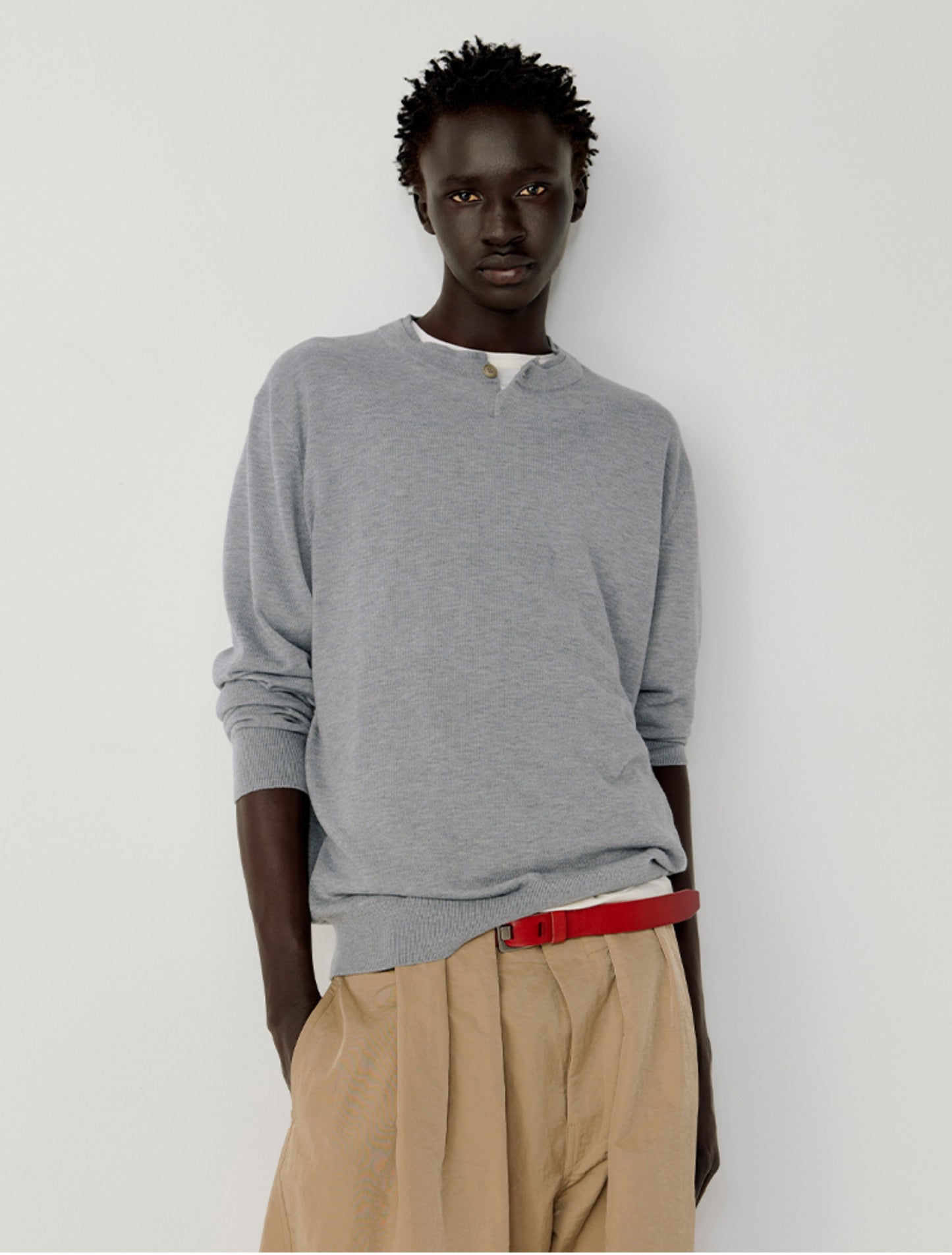 Rib-knit Loose-fit Casual Knit