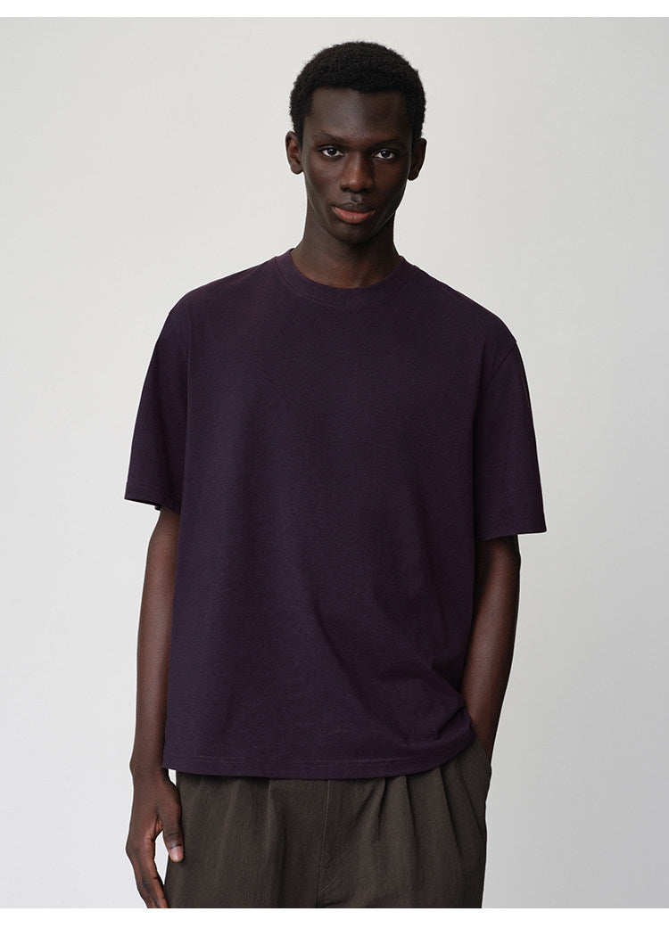 Relaxed-Fit Basic Round-Neck T-Shirt