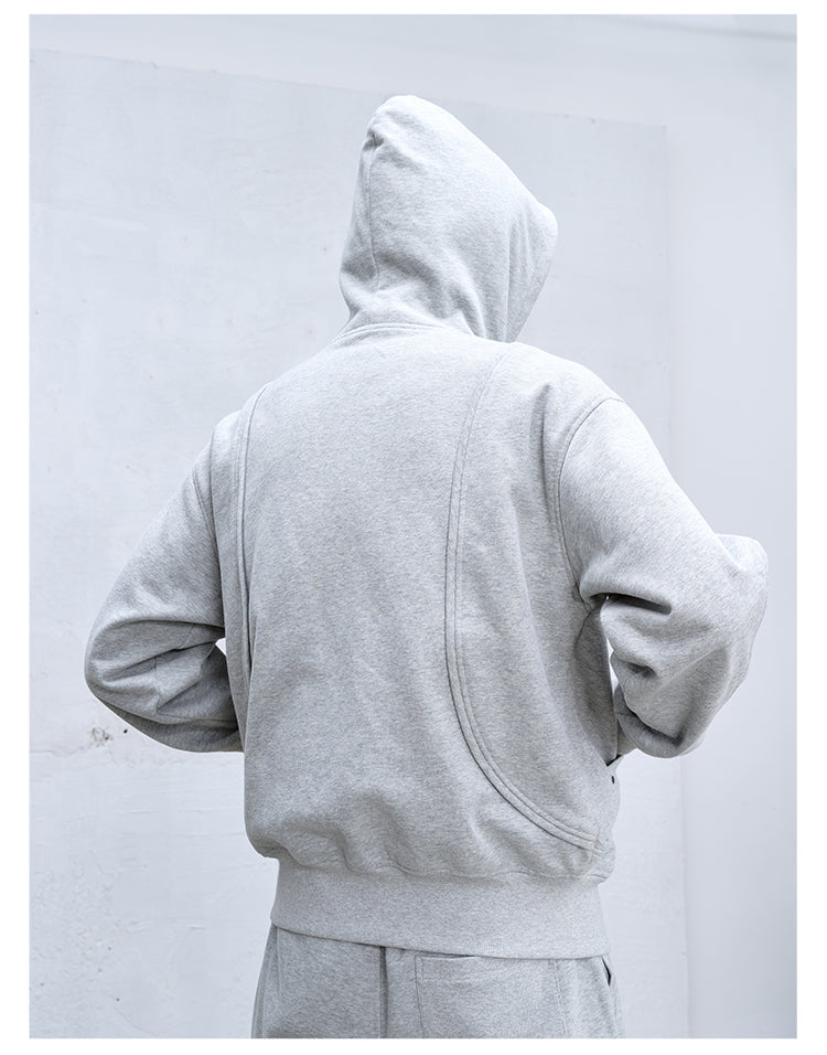 Deconstructed Hooded Sweatshirt