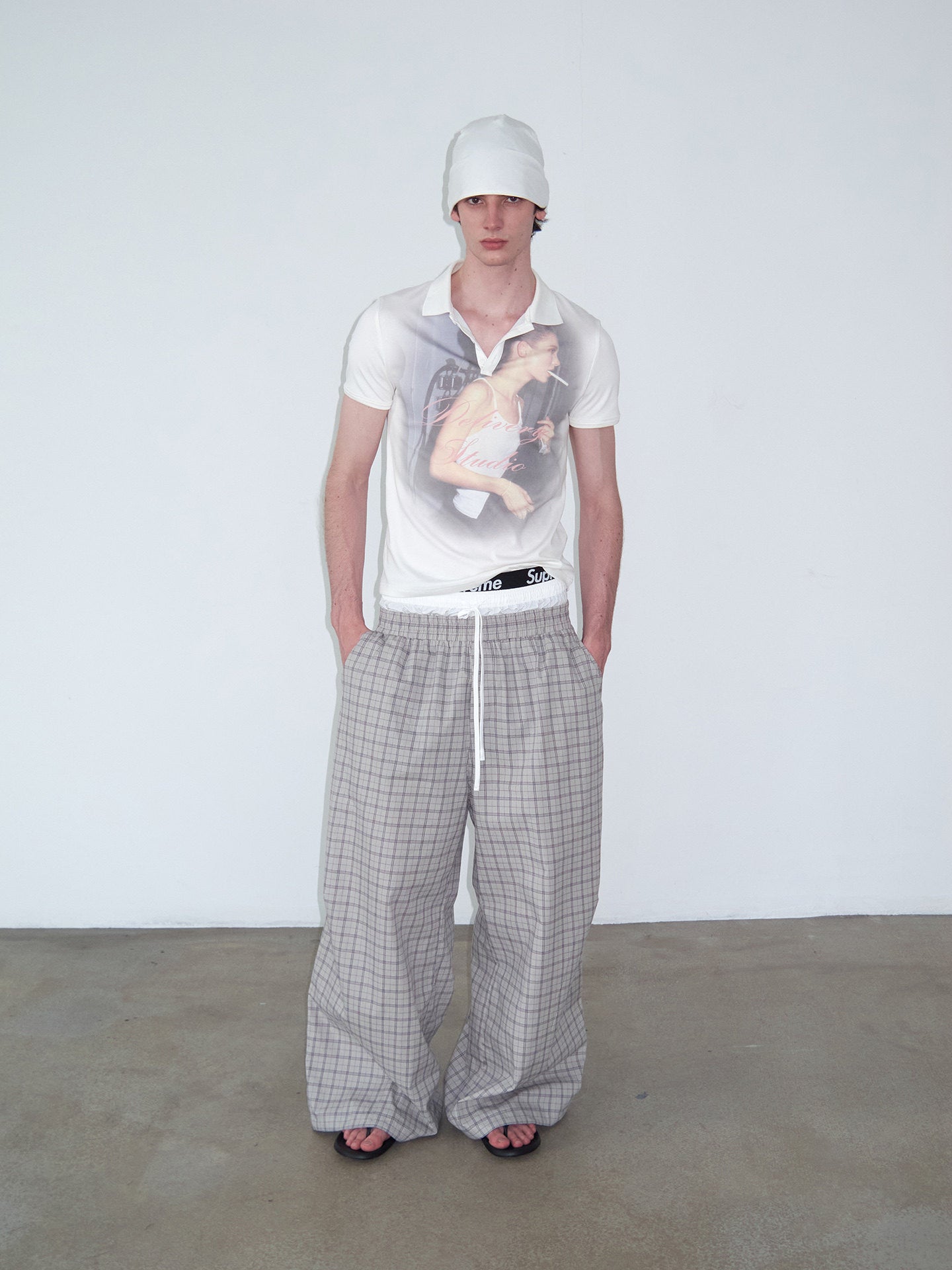 Vintage Millennium Printed Polo Shirt