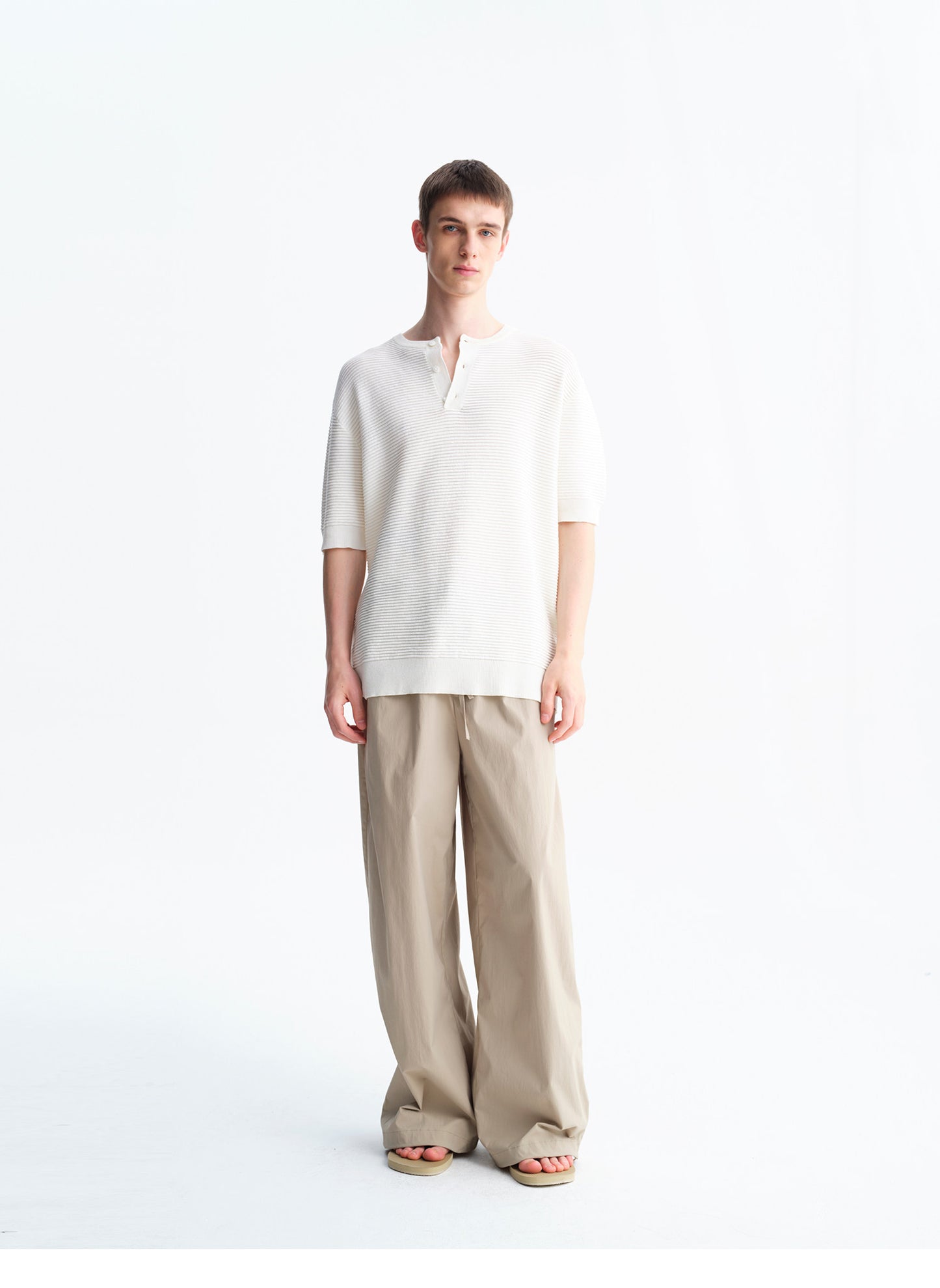Wrinkle-Resistant, Quick-Drying Wide-Leg Pants
