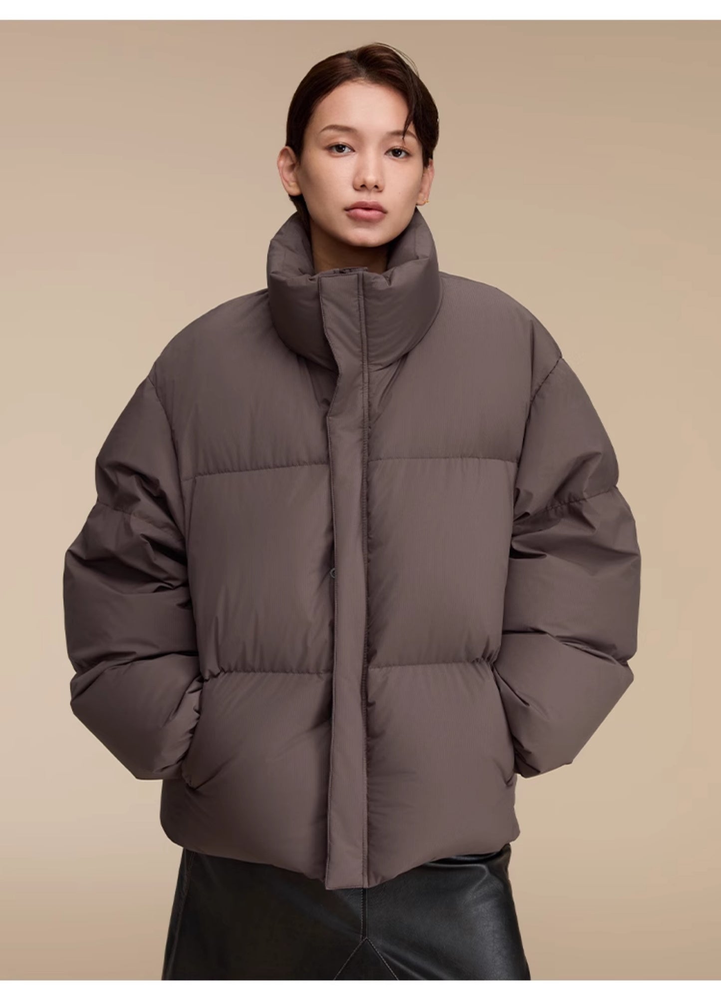 Short Loose Down Jacket