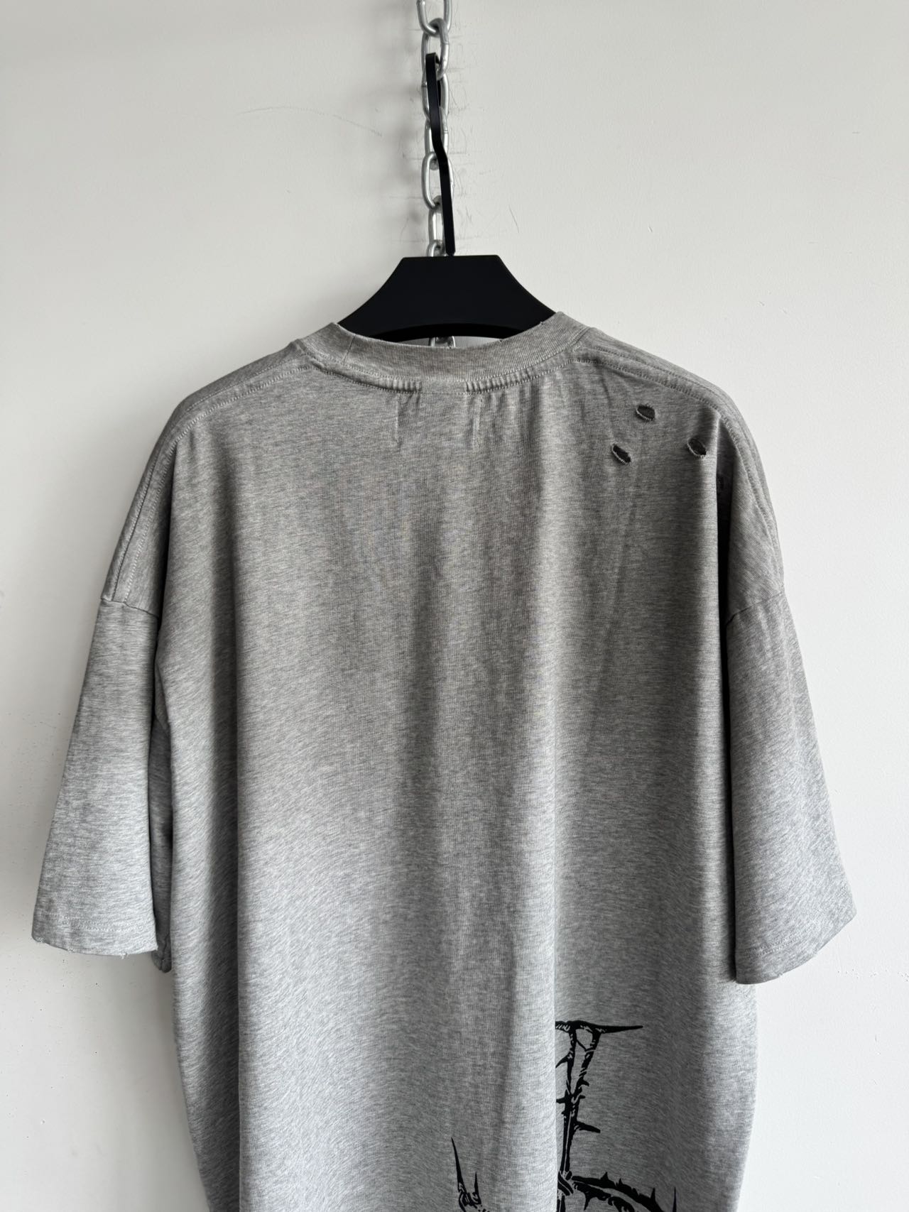 Spray Dye Hole Short Sleeve T-Shirt