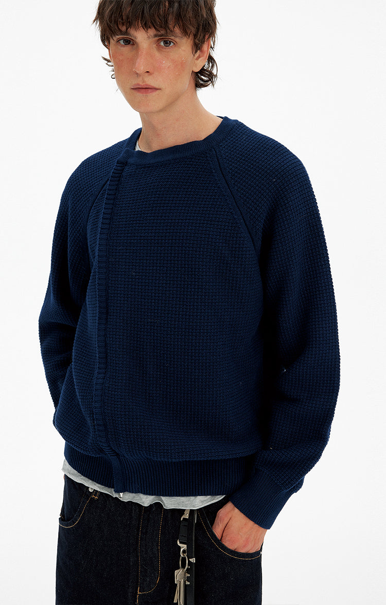 Patchwork Crewneck Sweater