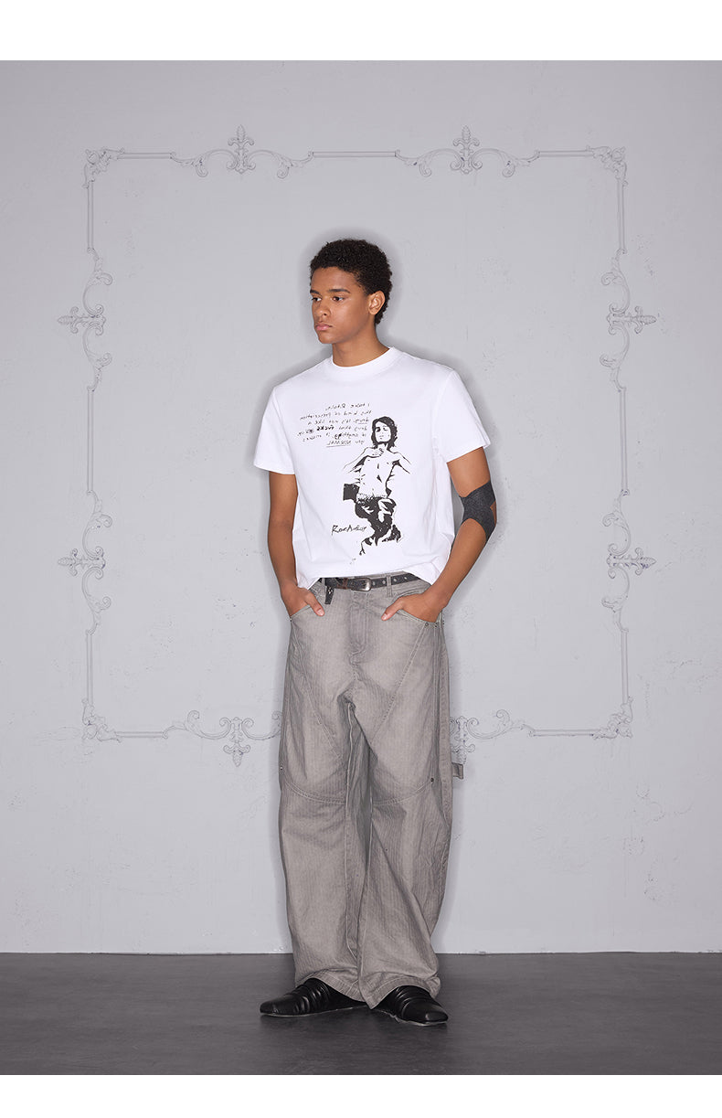 Printed Loose Casual T-Shirt