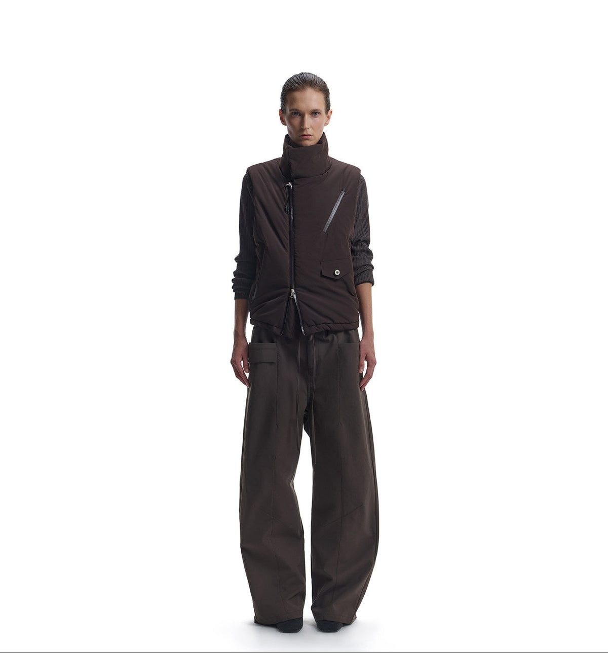 Water-Repellent Side-Zip Vest