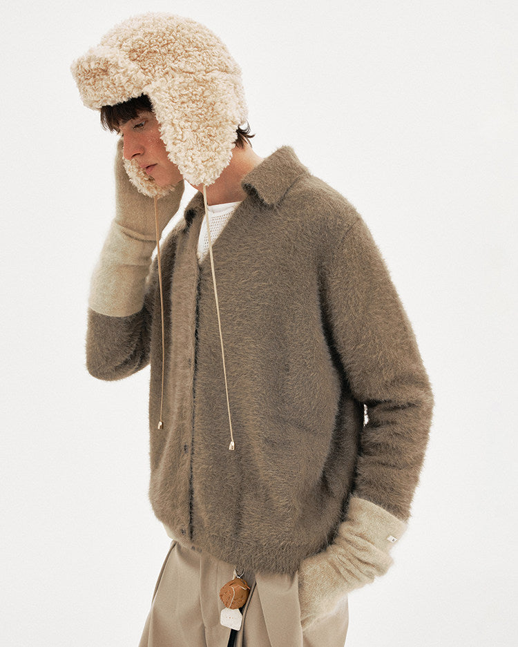 Relaxed Style Soft V-Neck Cardigan