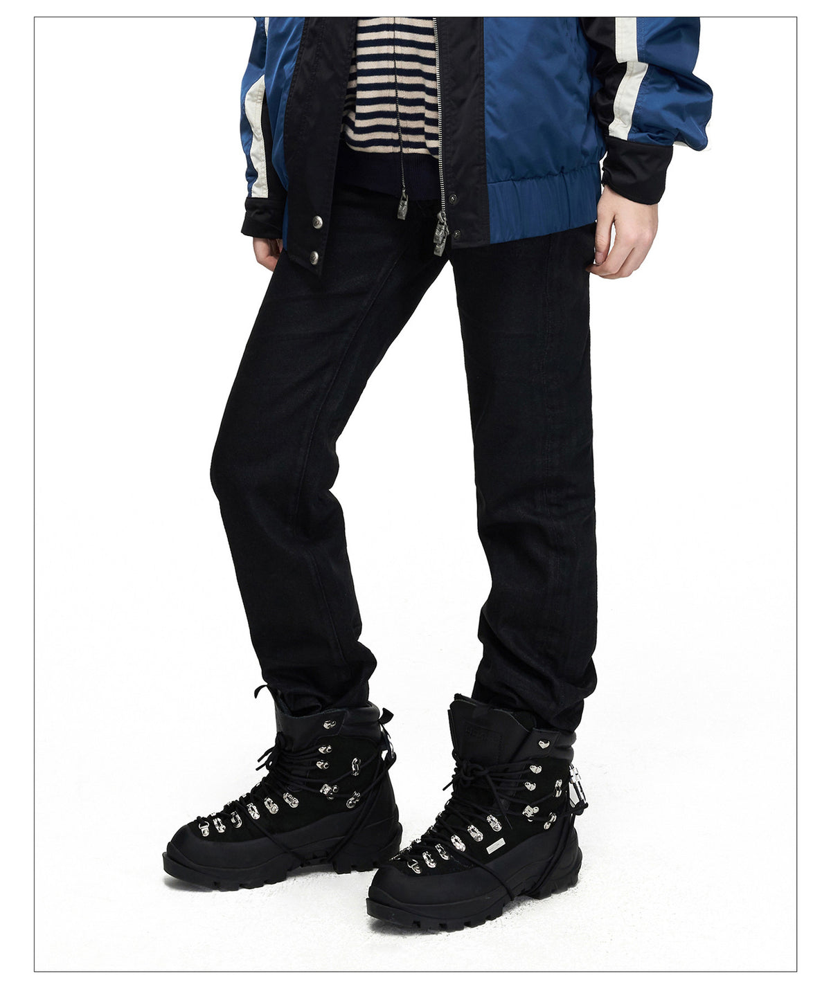 Waxed Retro Slim Jeans