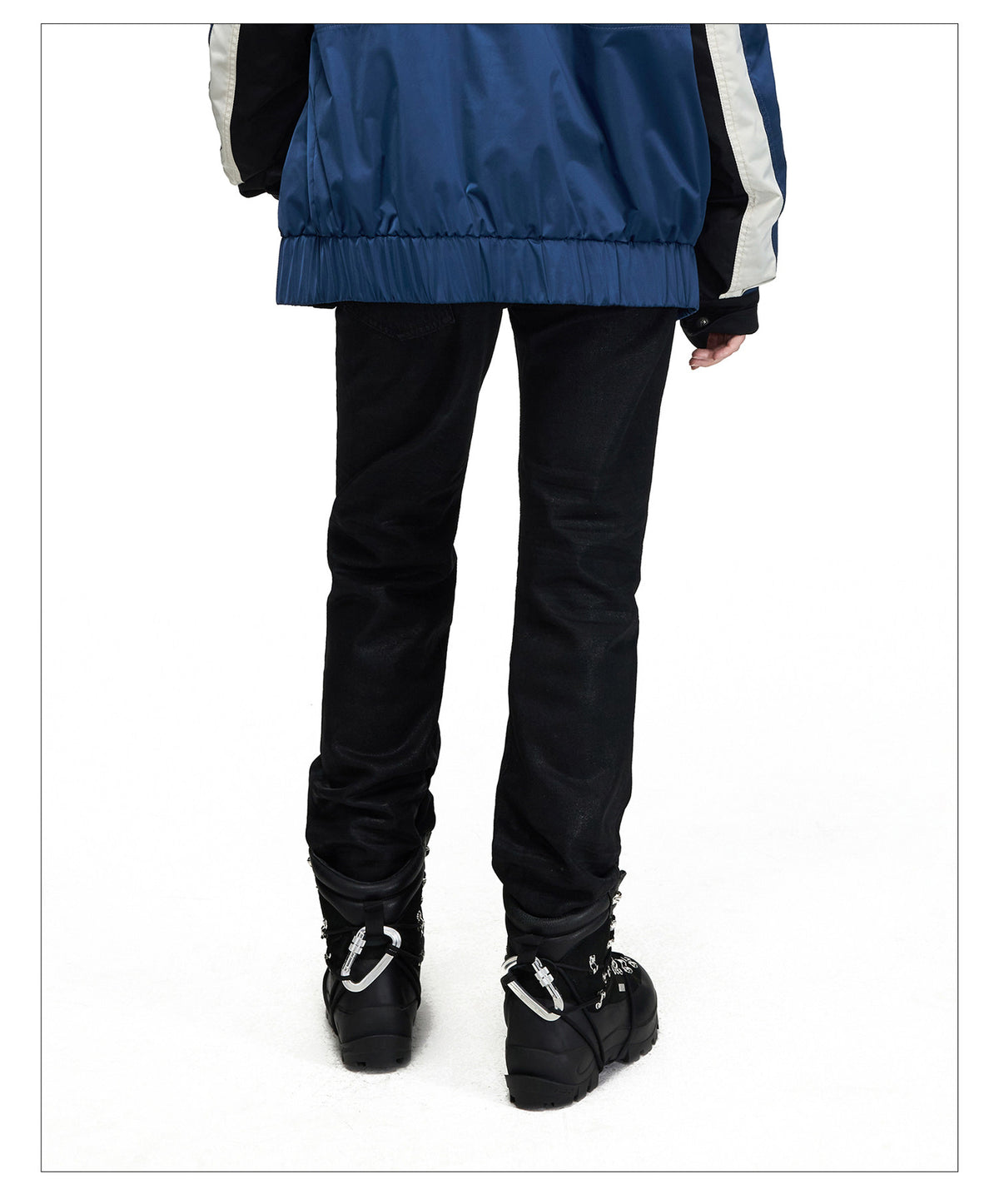 Waxed Retro Slim Jeans
