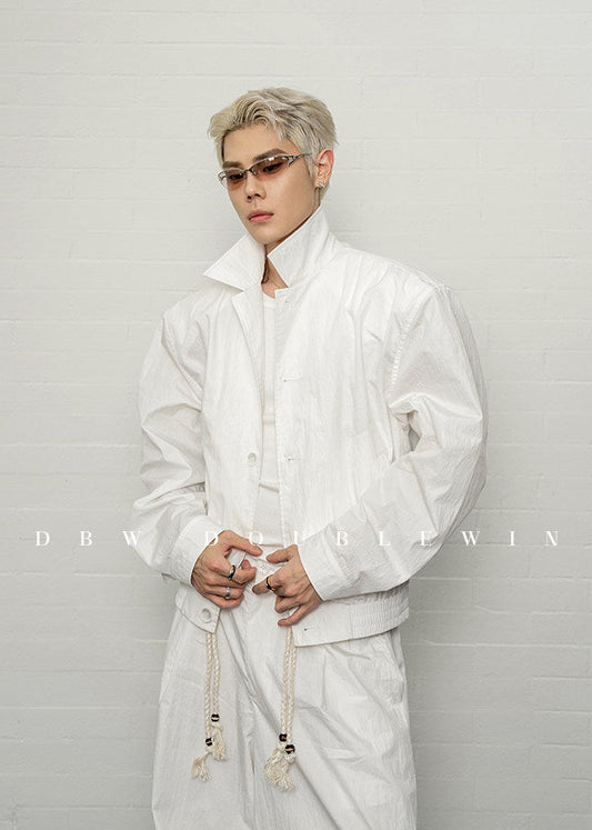 Lightweight Short-Sleeve Padded Jacket