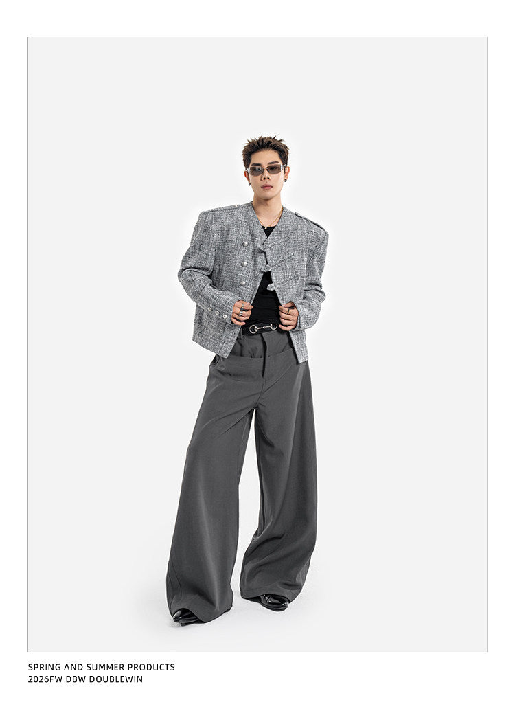 Casual Pants with 3D Patch Pockets
