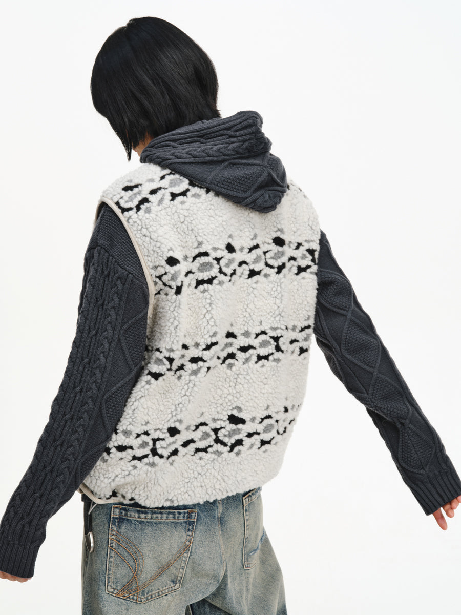 Jacquard vest