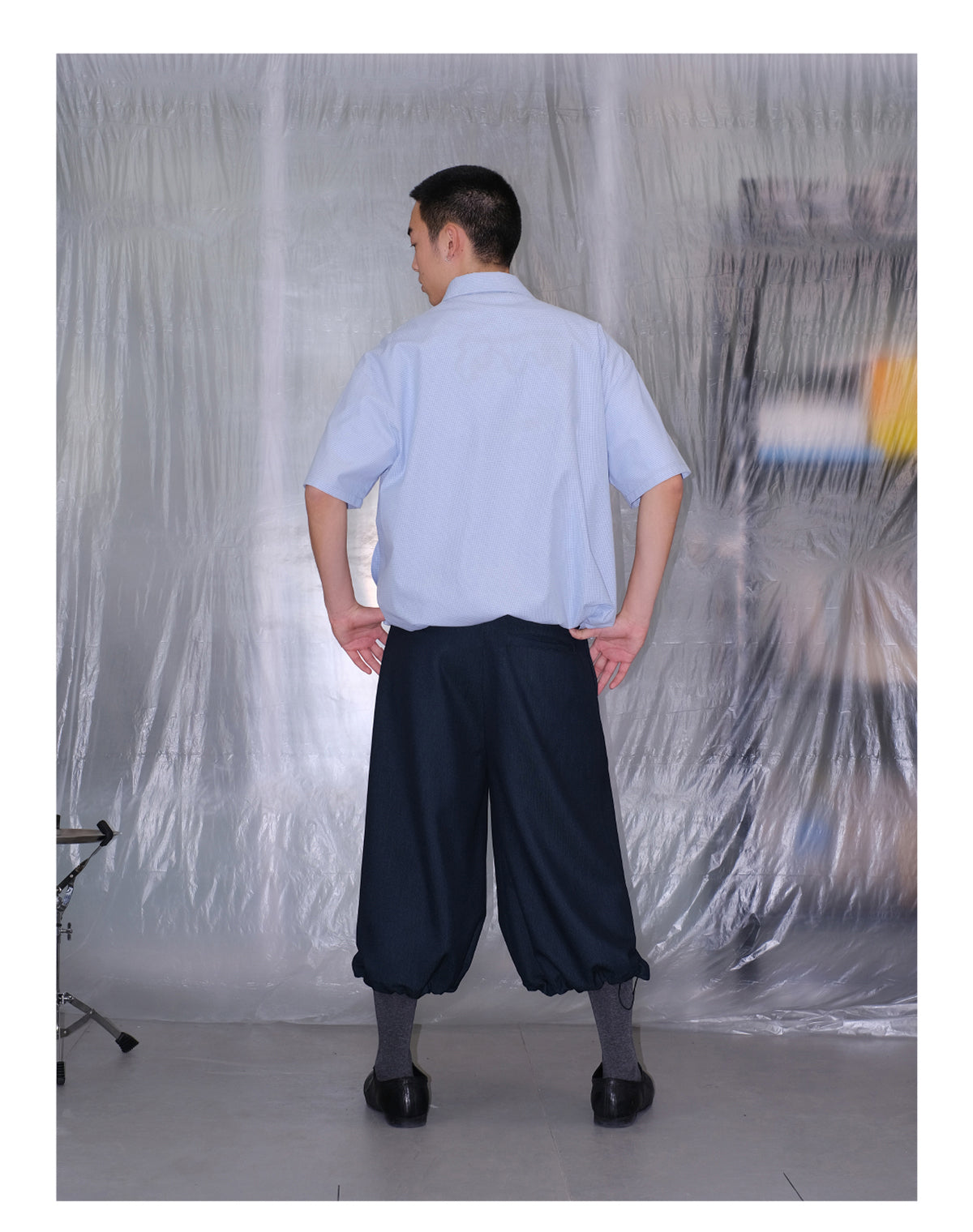 Drawstring Cropped Pants