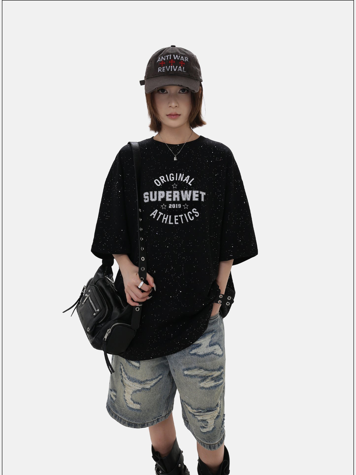 Casual Sequin-Print T-Shirt
