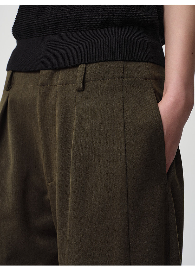 Retro-Style Casual Pants