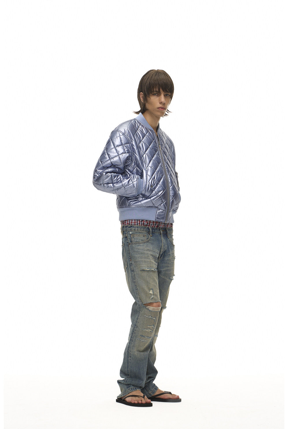 Quilted MA-1 Short Flight Jacket