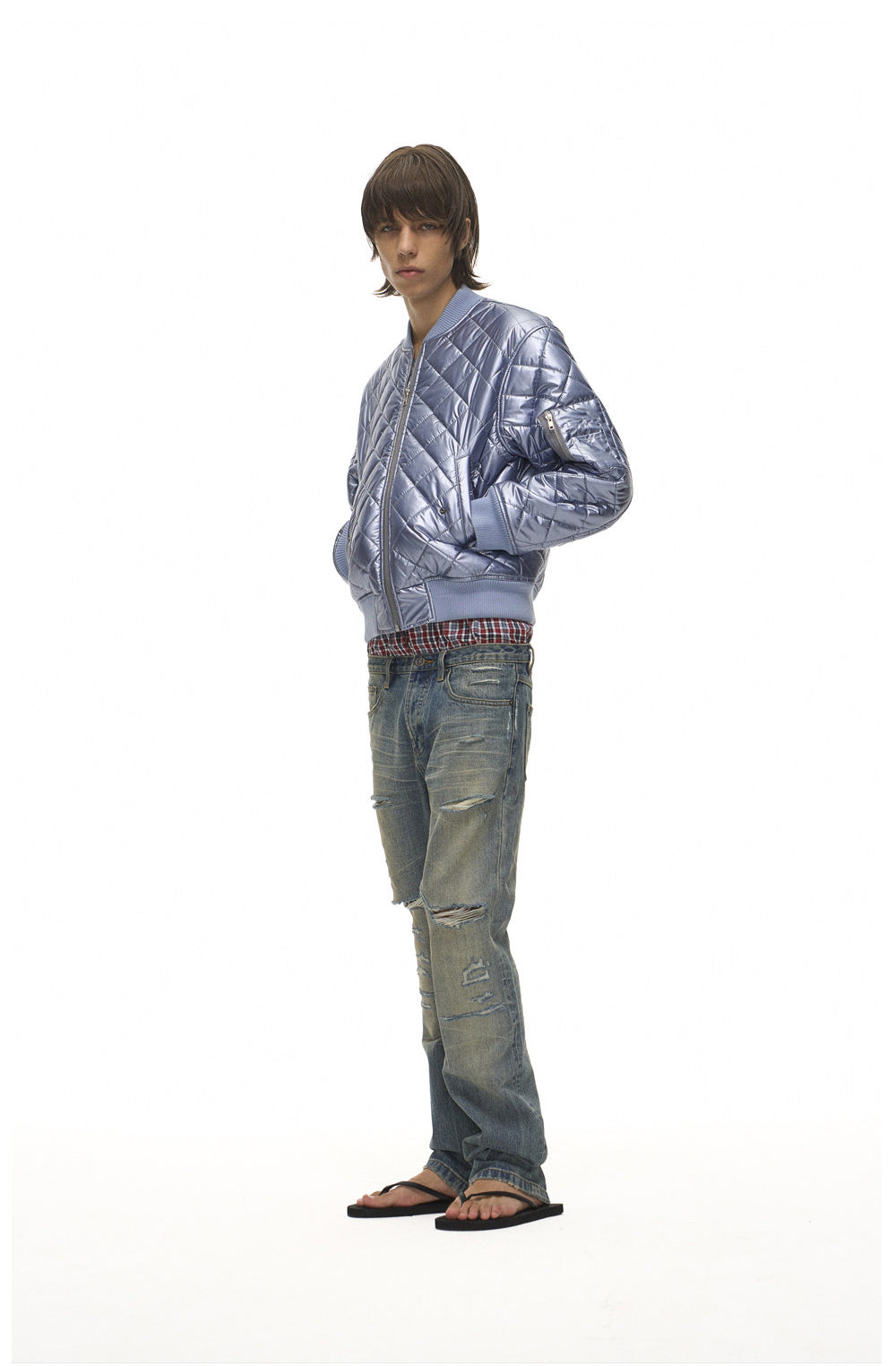 Quilted MA-1 Short Flight Jacket