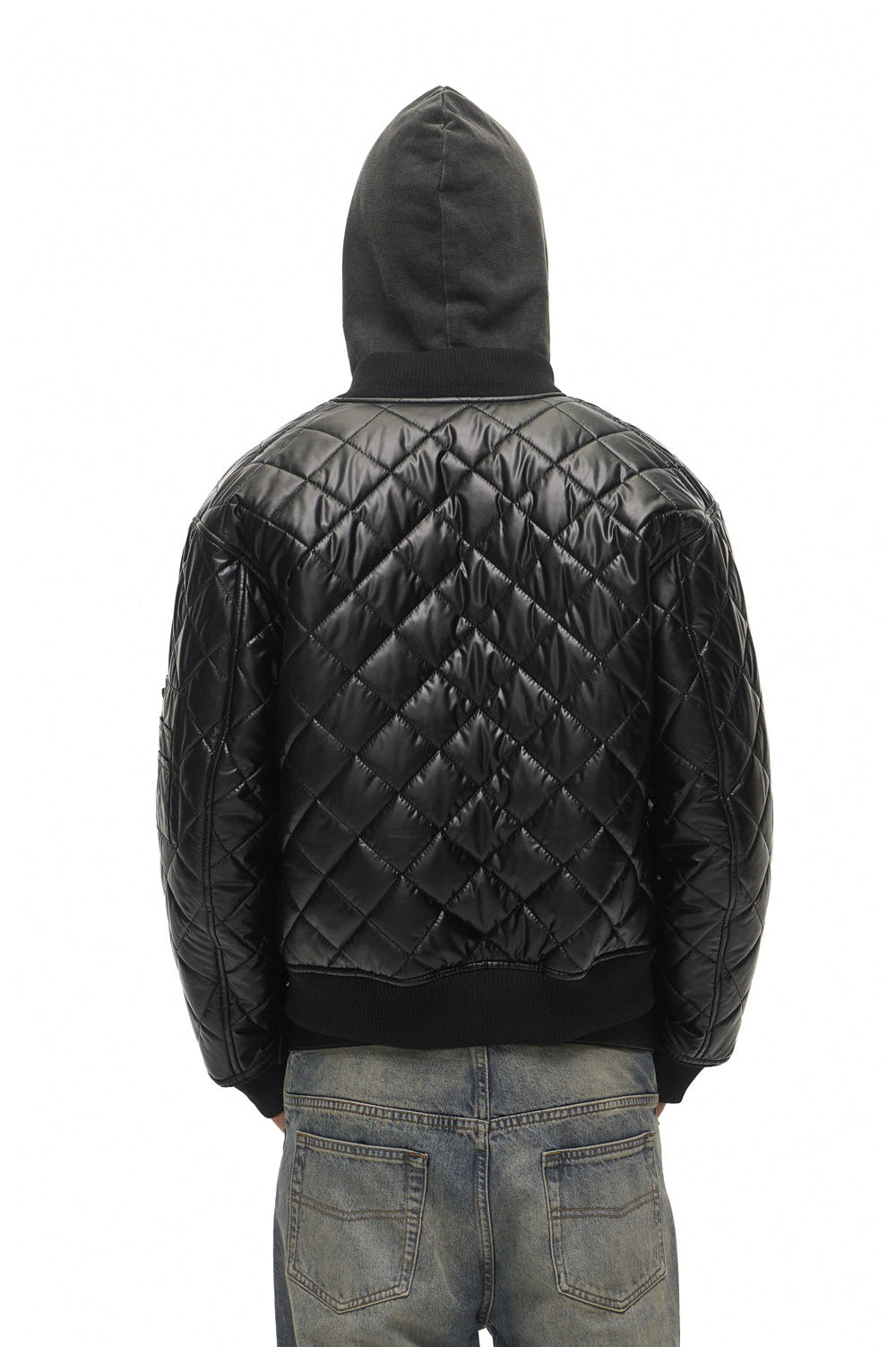 Quilted MA-1 Short Flight Jacket