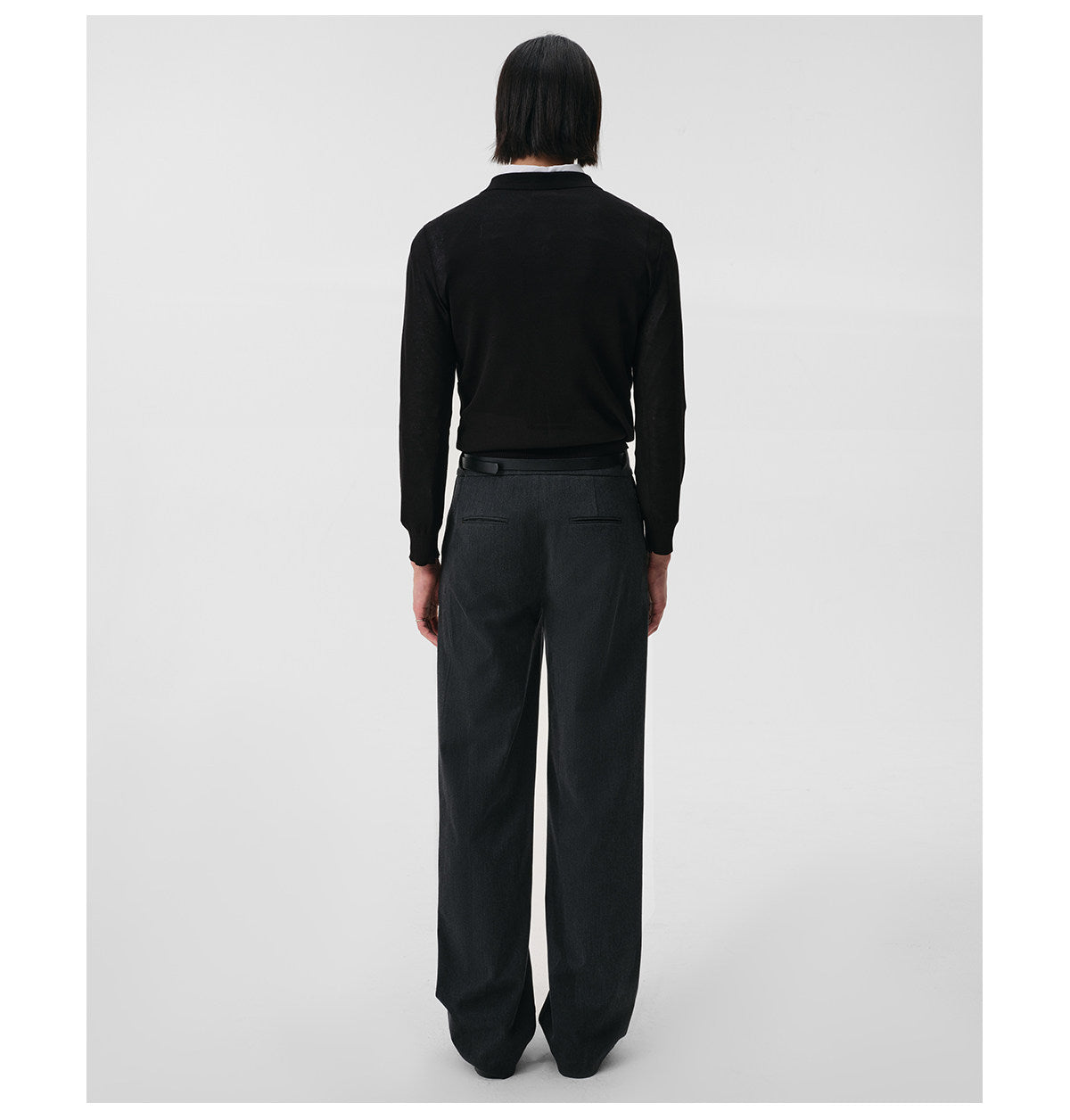 Casual Pants with a Hollow-Waist Design