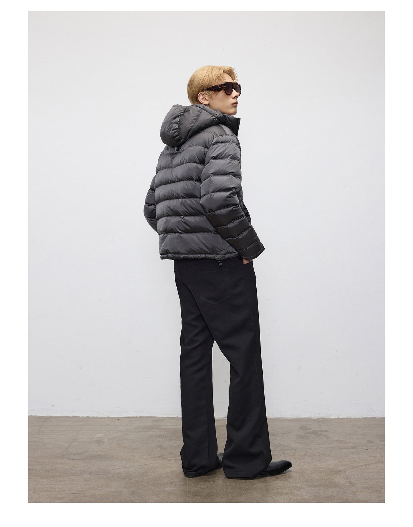 Facial Hood Down Jacket