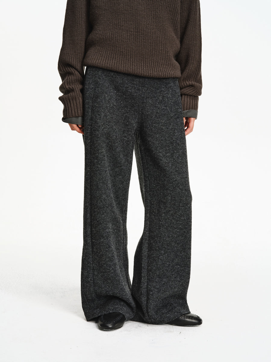 Drawstring Knit Casual Pants