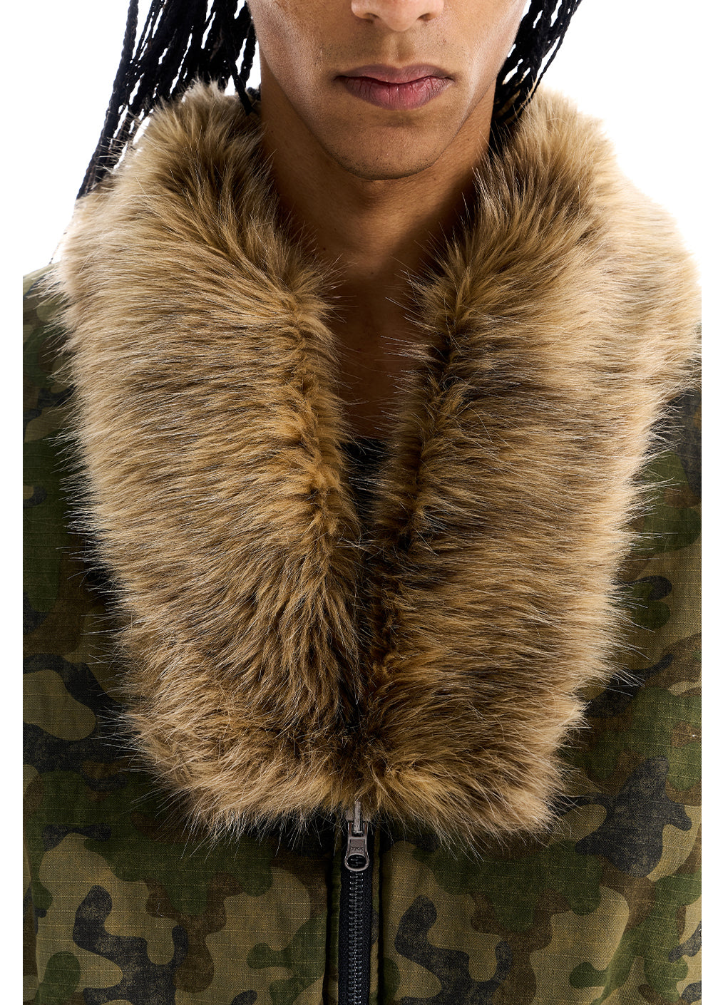 Reversible Camouflage Bomber Jacket