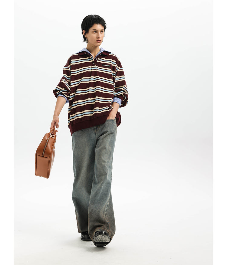 Retro College Polo Shirt