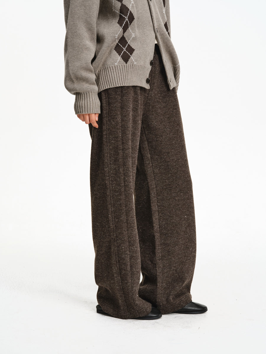 Drawstring Knit Casual Pants