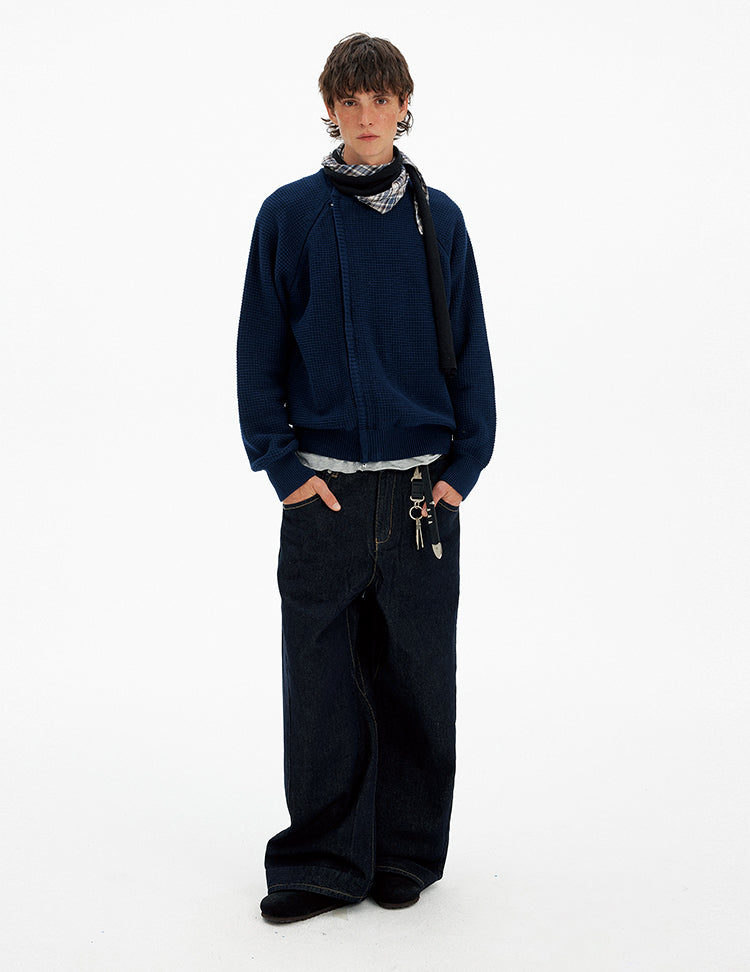 Patchwork Crewneck Sweater