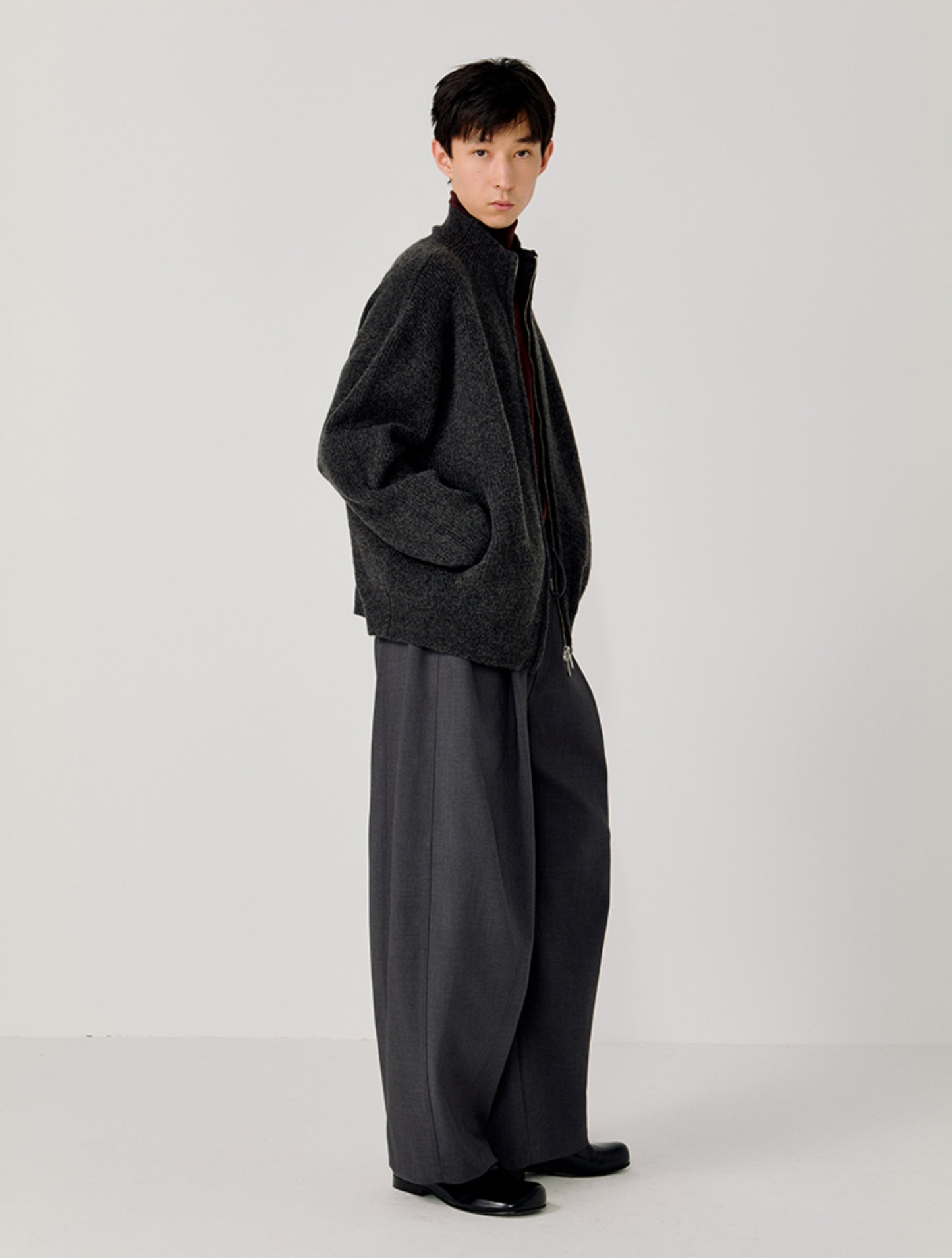 Double Zipper Cardigan