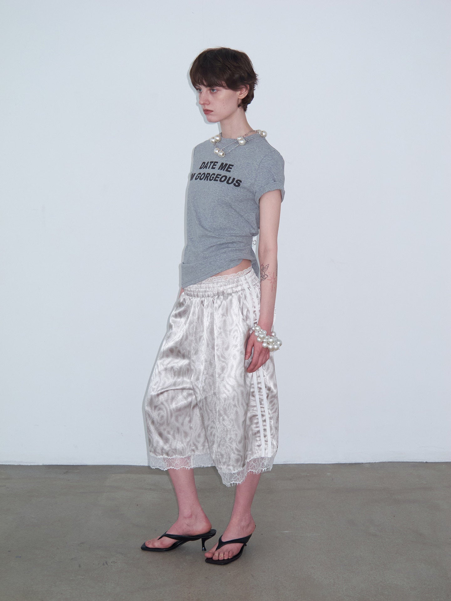 Printed Casual Round-Neck T-Shirt